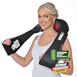 Donnerberg® Masajeador Cervical y Espalda Inalámbrico| Regalo Original |Masajeador de Cuello | 7 Años de Garantía ✓ |Calidad Alemana |Tratamiento cervical