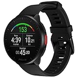 Polar Pacer Reloj De Running Con GPS, Procesador De Velocidad, Ligero, Pantalla Brillante, Programas De Entrenamiento De Running Y Recuperación, Pulsómetro, Controles De Música, S/L, Negro