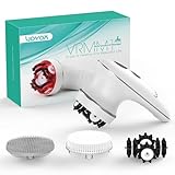 VOYOR Masajeador Anticelulítico Eléctrico Set para Celulitis, Rostro, Mano, Brazo, Cuello, Pie y Cuerpo - 3 Cabezas Multifuncionales, Impermeable IPX7, Sin Cable y Recargable