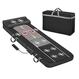 Comfier Colchoneta de masaje de cuerpo completo, masajeador de espalda Shiatsu con calor y colchón de masaje vibratorio, almohadilla de masaje Shiatsu para cama, masajeador para cuello y espalda