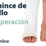 Tratamiento de esguinces y fracturas en el pie y tobillo después de retirar la inmovilización.